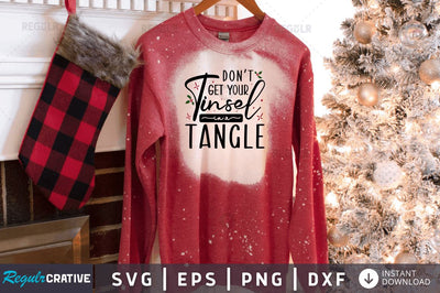 Dont get your tinsel in a tangle SVG SVG Regulrcrative 