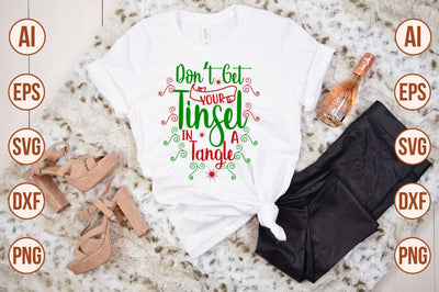 Don't Get Your Tinsel in a Tangle svg SVG shah alam 