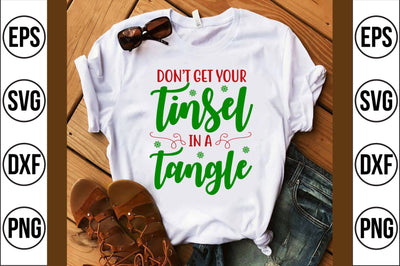 don't get your tinsel in a tangle svg SVG shah alam 