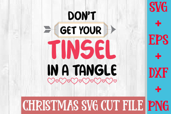 Don't get your tinsel in a tangle SVG SVG Studio 