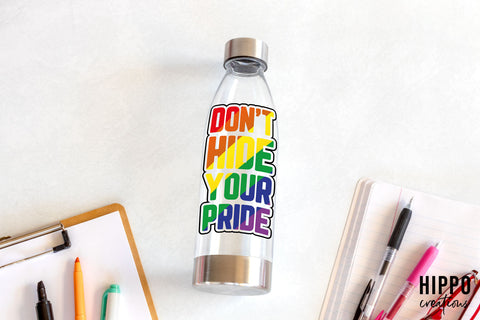 Don't Hide Your Pride Gay Pride SVG SVG Hippo Creations 