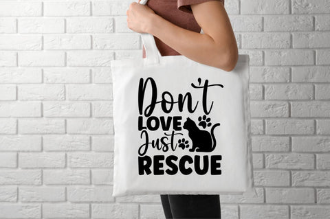 Don't love just rescue SVG SVG DESIGNISTIC 