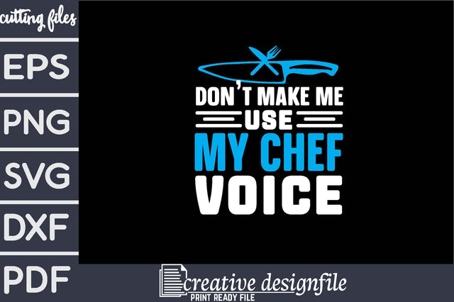 don't make me use my chef voice SVG farhad farhad 