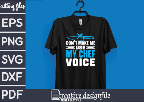 don't make me use my chef voice SVG farhad farhad 