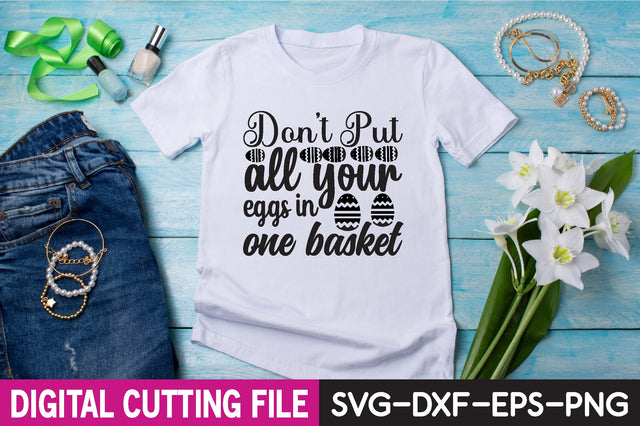 don't put all your eggs in one basket SVG designer krishna 