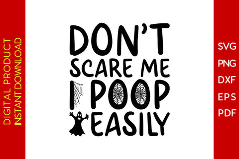Don't Scare Me I Pop Easily Halloween SVG PNG PDF Cut File SVG Creativedesigntee 