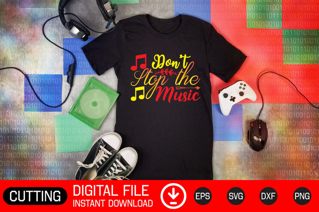 Don't Stop The Music SVG CraftlabSvg29 