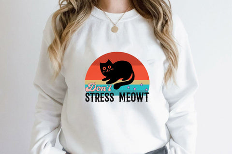 don't stress meowt Sublimation SVGArt 