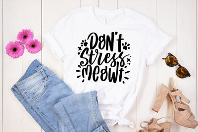 Don't Stress Meowt SVG SVG dapiyupi store 