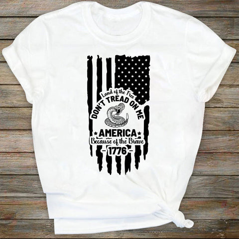 Don't Tread on Me Tattered Flag, Svg File for Cricut, Ai, Png, Dxf. Eps SVG DiamondDesign 