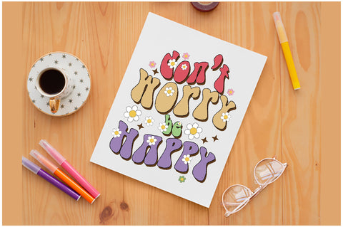 Don’t Worry Be Happy Retro Sublimation Sublimation Jagonath Roy 