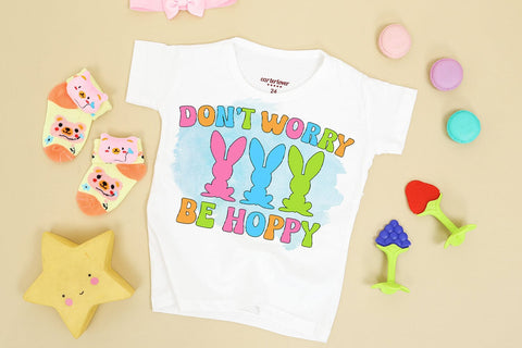 Don't Worry Be hoppy I Easter Sublimation I Easter PNG Sublimation Happy Printables Club 