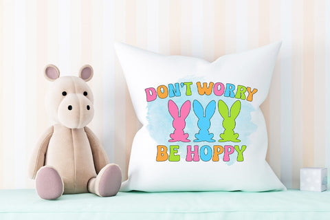 Don't Worry Be hoppy I Easter Sublimation I Easter PNG Sublimation Happy Printables Club 