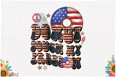 Donut 4th of July Sublimation Sublimation Jagonath Roy 