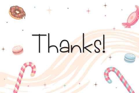 Donut Candy Font tlatoustype 