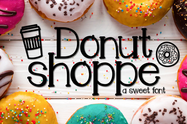 Donut Shoppe Font Kitaleigh 