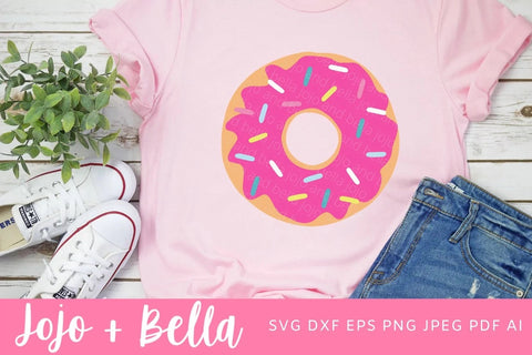 Donut svg, Doughnut svg, Donut Clipart, Donut Cut File, Donuts Svg, Donut Svg Bundle, Svg, Donut Birthday Svg, Cricut, Sprinkle Donut Svg SVG Jojo&Bella 