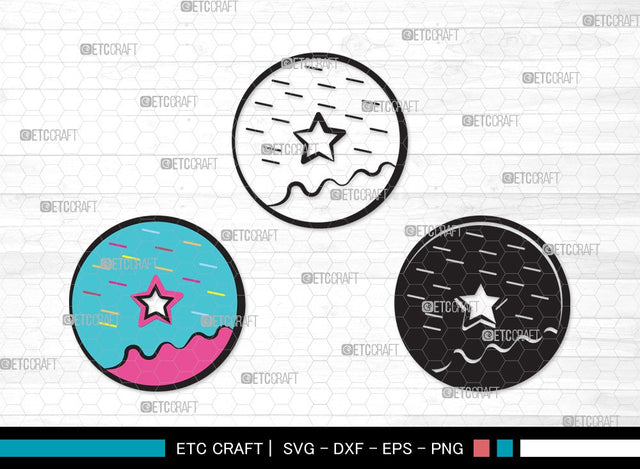 Donut SVG | Doughnut Svg | Sprinkle Donut Svg | Bakery Svg | Donut Bundle | First Food Svg | Donut Clipart SVG ETC Craft 