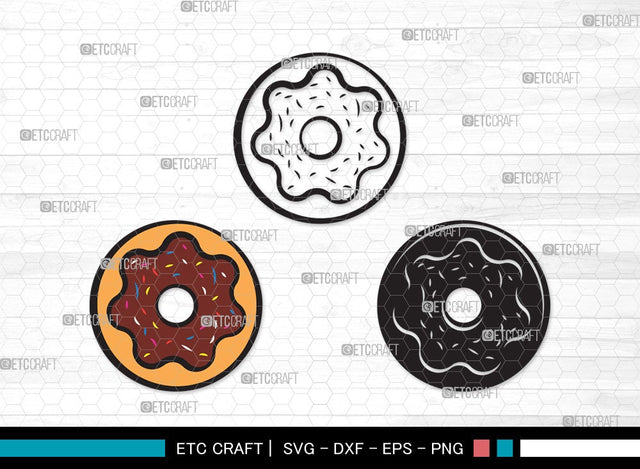 Donut SVG | Doughnut Svg | Sprinkle Donut Svg | Bakery Svg | Donut Bundle | First Food Svg | Donut Clipart SVG ETC Craft 