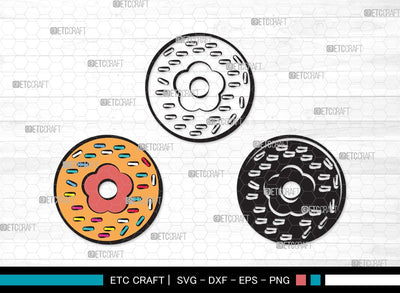 Donut SVG | Doughnut Svg | Sprinkle Donut Svg | Bakery Svg | Donut Bundle | First Food Svg | Donut Clipart SVG ETC Craft 