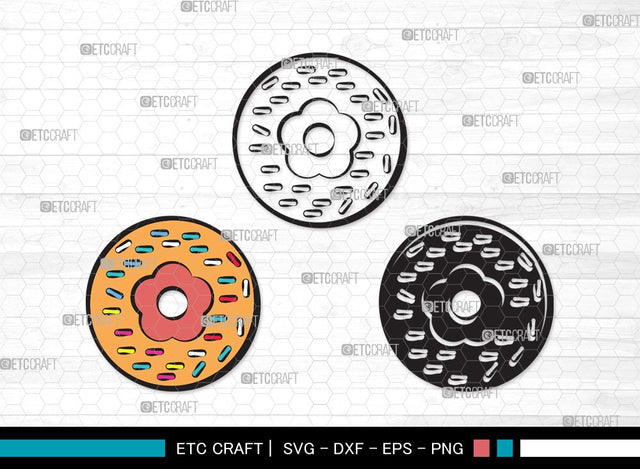 Donut SVG | Doughnut Svg | Sprinkle Donut Svg | Bakery Svg | Donut Bundle | First Food Svg | Donut Clipart SVG ETC Craft 