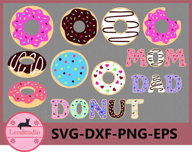 Donut Svg SVG Lerastudio 