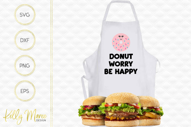 Donut Worry Be Happy Kelly Maree Design 
