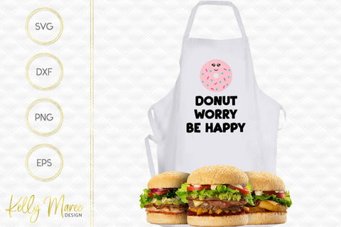 Donut Worry Be Happy Kelly Maree Design 