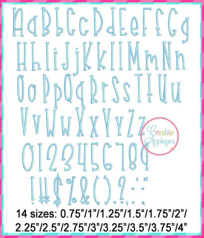 Donuts Embroidery Font Font Creative Appliques 