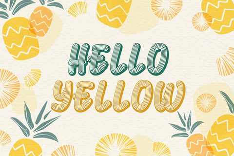 Donuts Kabiren - Quirky Craft Font Font Kotak Kuning Studio 