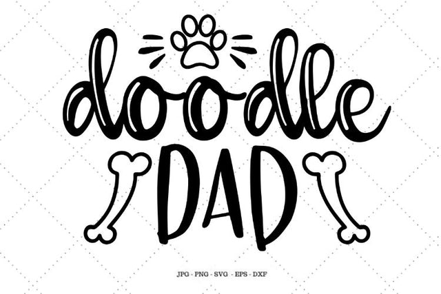 Doodle Dad, Dog Ornament, Dog Clipart, Gift for Dog Lover, Goldendoodle, Doodle Mom Shirt, Doodle Dad Shirt SVG SVG Digital Designer 