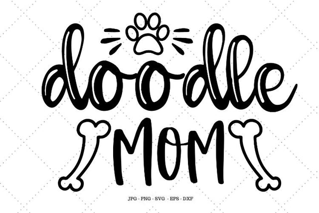 Doodle Mom, Doodle Dad, Dog Ornament, Dog Clipart, Gift for Dog Lover, Goldendoodle, Doodle Mom Shirt, Doodle Dad Shirt SVG SVG Digital Designer 