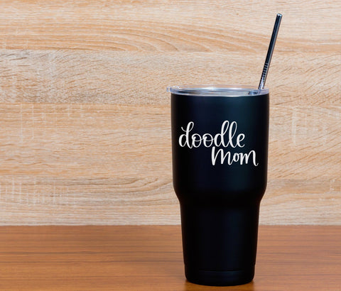 Doodle Mom Hand Lettered Cut File SVG Cursive by Camille 
