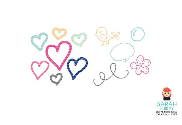 Doodle Set 1 SVG Sarah Hurley