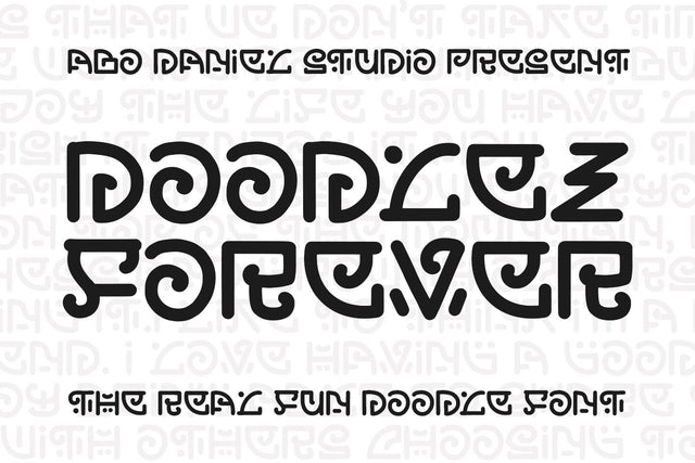 Doodlez Forever Font Abo Daniel Studio 