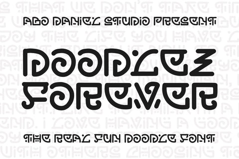 Doodlez Forever Font Abo Daniel Studio 