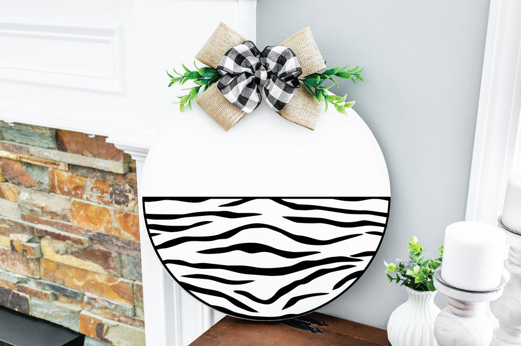 Door Hanger SVG Bundle - Round Sign Patterns - So Fontsy