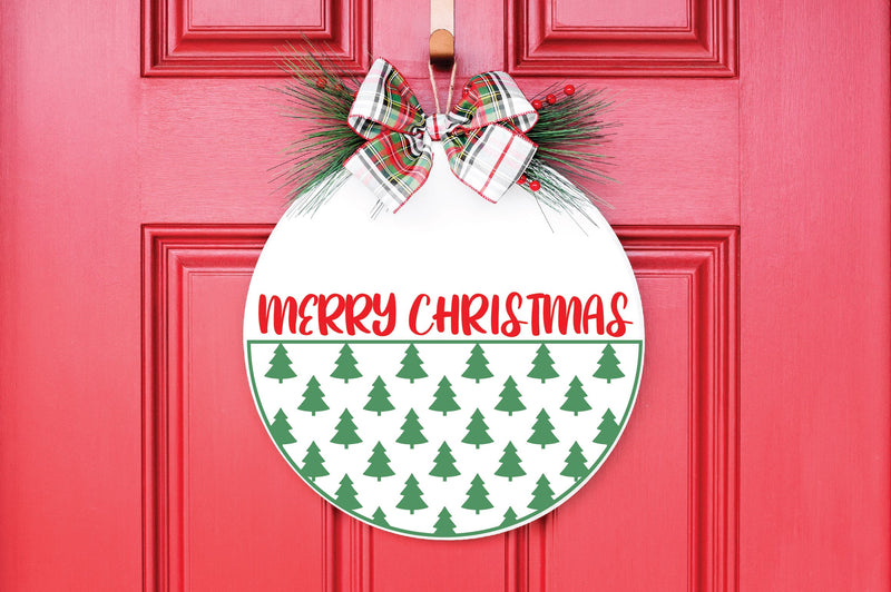Door Hanger SVG Bundle - Round Sign Patterns - So Fontsy