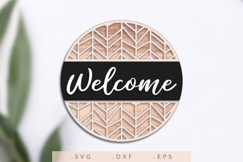 Door Hanger SVG | Wooden Sign SVG | Farmhouse Sign SVG | Welcome Sign SVG SVG Nanda Bayu 