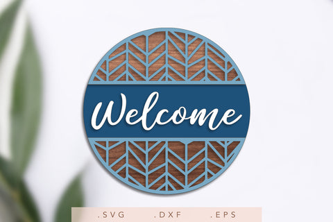 Door Hanger SVG | Wooden Sign SVG | Farmhouse Sign SVG | Welcome Sign SVG SVG Nanda Bayu 