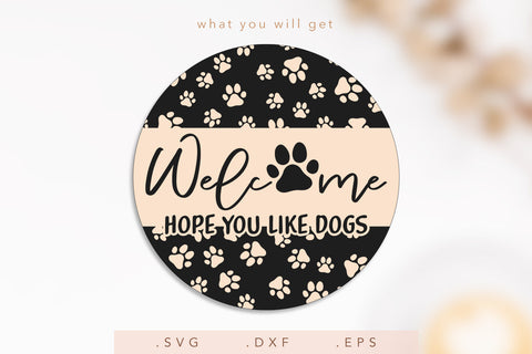 Door Hanger SVG | Wooden Sign SVG | Farmhouse Sign SVG | Welcome Sign SVG SVG Nanda Bayu 