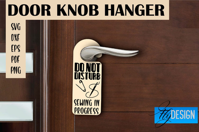 Door Knob Hanger SVG | Funny Quotes SVG Design SVG Fly Design 