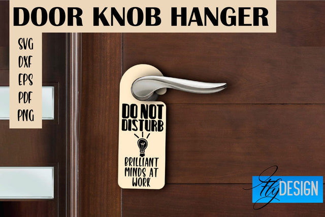 Door Knob Hanger SVG | Funny Quotes SVG Design SVG Fly Design 