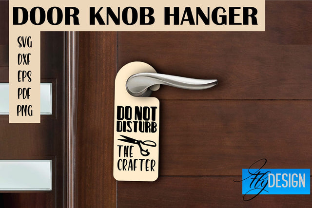 Door Knob Hanger SVG | Funny Quotes SVG Design SVG Fly Design 