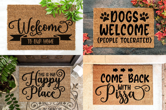 Door Mat Quote Mini Bundle SVG Illuztrate 