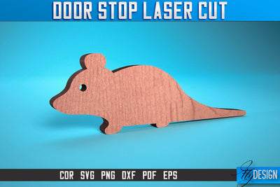 Door Stop Laser Cut SVG | Animal Door Stop Laser Cut SVG Design | CNC Files SVG Fly Design 