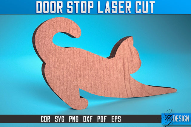 Door Stop Laser Cut SVG | Animal Door Stop Laser Cut SVG Design | CNC Files SVG Fly Design 