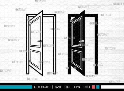 Door SVG, Gate Svg, Open Door Svg, Gateway Svg, Door Lover Svg, Outlet Svg, Door Svg SVG ETC Craft 