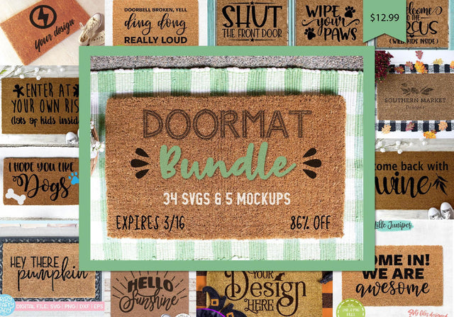 Doormat Bundle Bundle So Fontsy Design Shop 