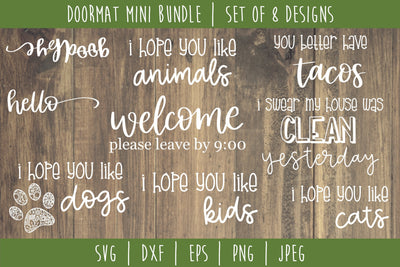 Doormat Bundle Set of 8 - SVG SVG SavoringSurprises 